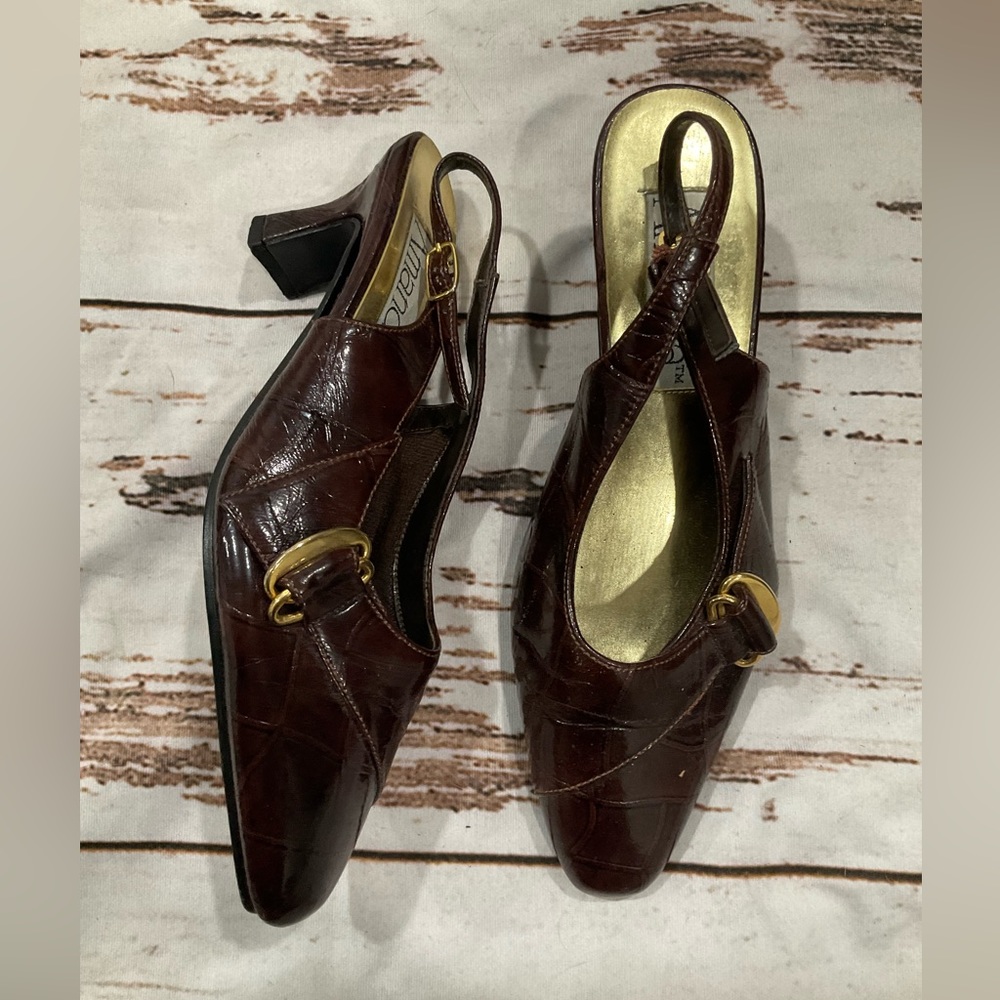 ❌⭕️ SOLD ⭕️❌VINTAGE AMANDA LIBBY STRAPPY HEELS